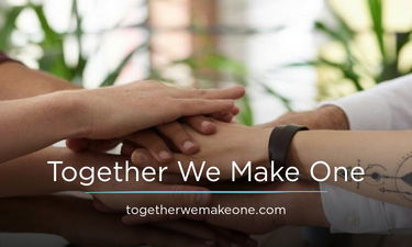TogetherWeMakeOne.com - Creative brandable domain for sale